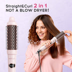 Velora Blowout Brush – 1.5" Heated Thermal Round Brush