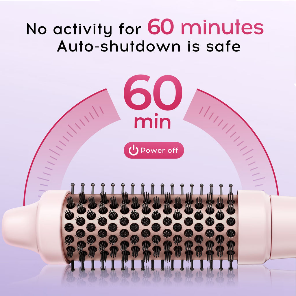 Velora Blowout Brush – 1.5" Heated Thermal Round Brush