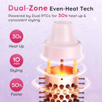 Velora Blowout Brush – 1.5" Heated Thermal Round Brush